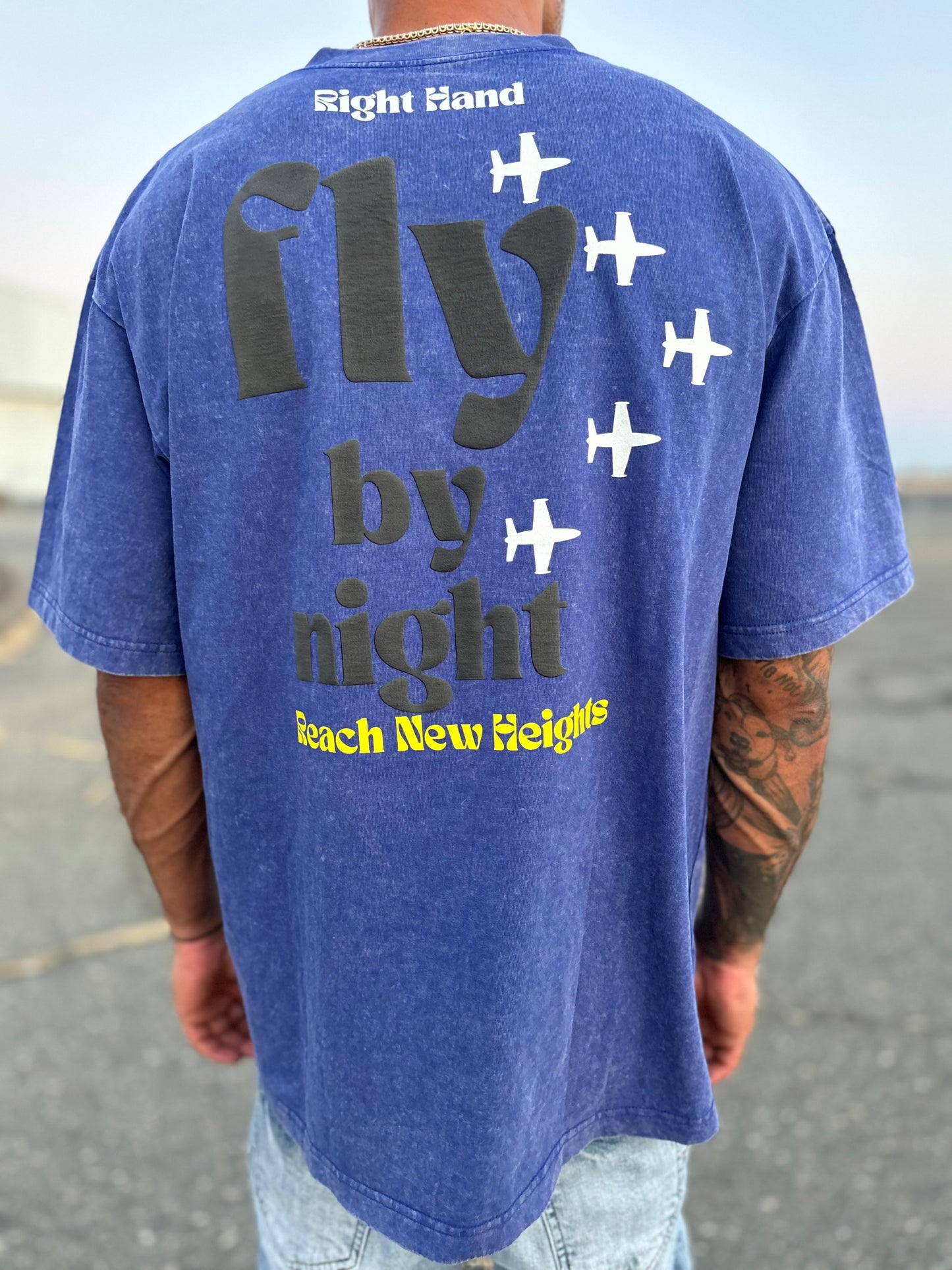 Fly By Night T-Shirt Puff Print -Limited