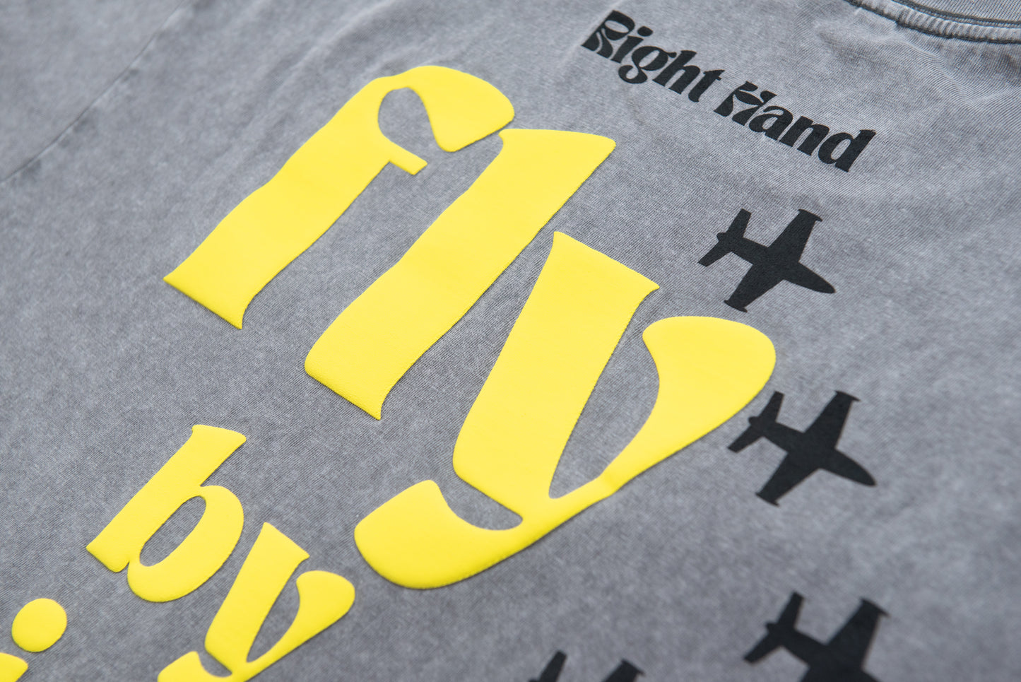 Fly By Night T-Shirt Puff Print-Last 1
