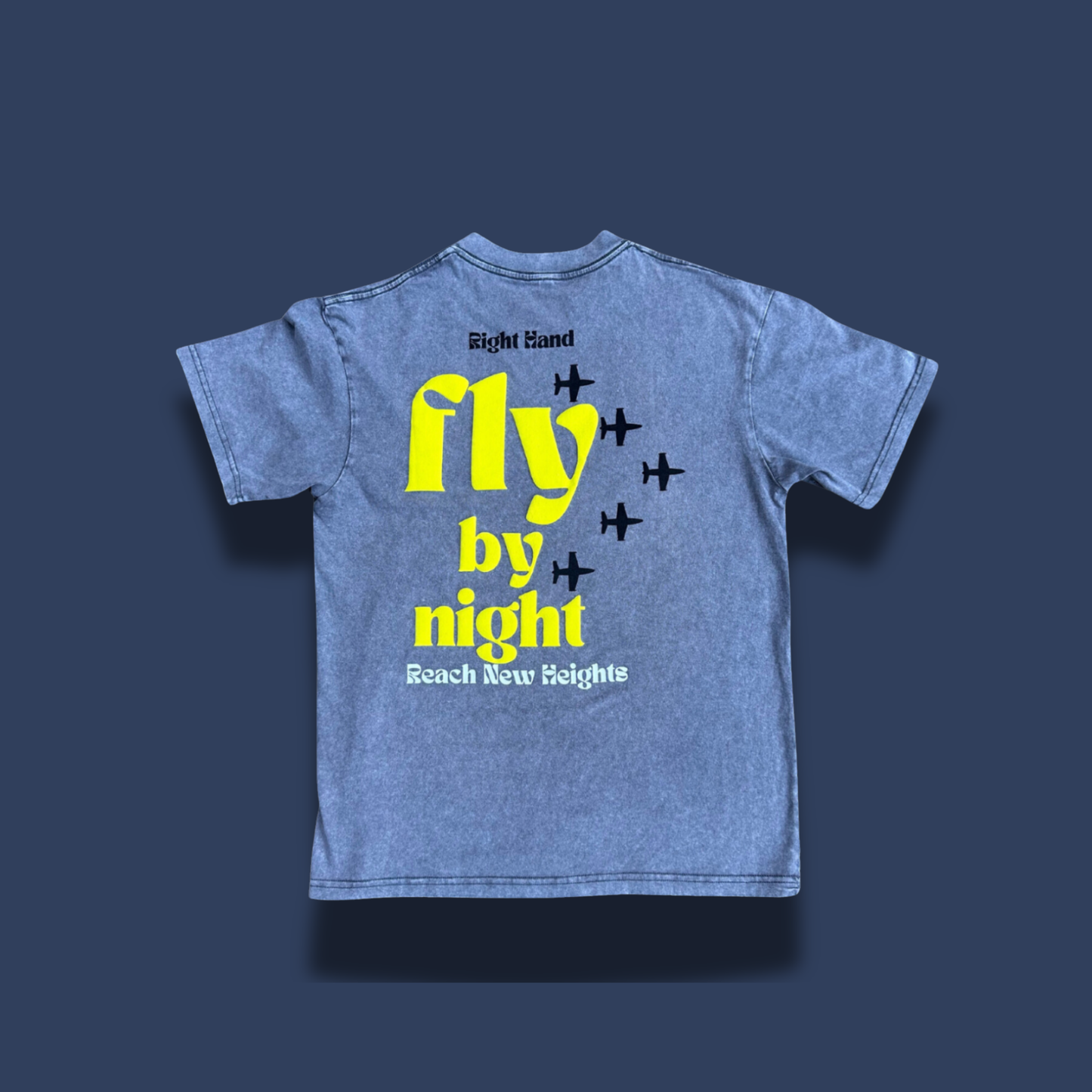 Fly By Night T-Shirt Puff Print-Last 1