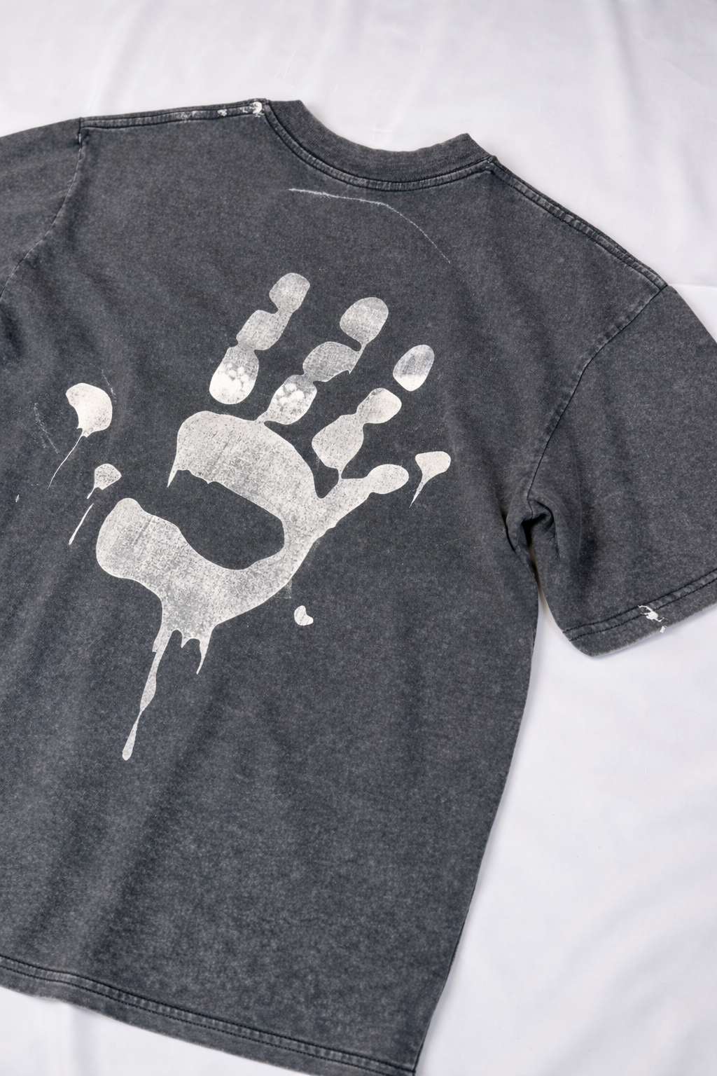 One Of One Right Hand Dept. Acid Wash Tee