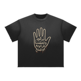Sun Fade Raw Edge Tee