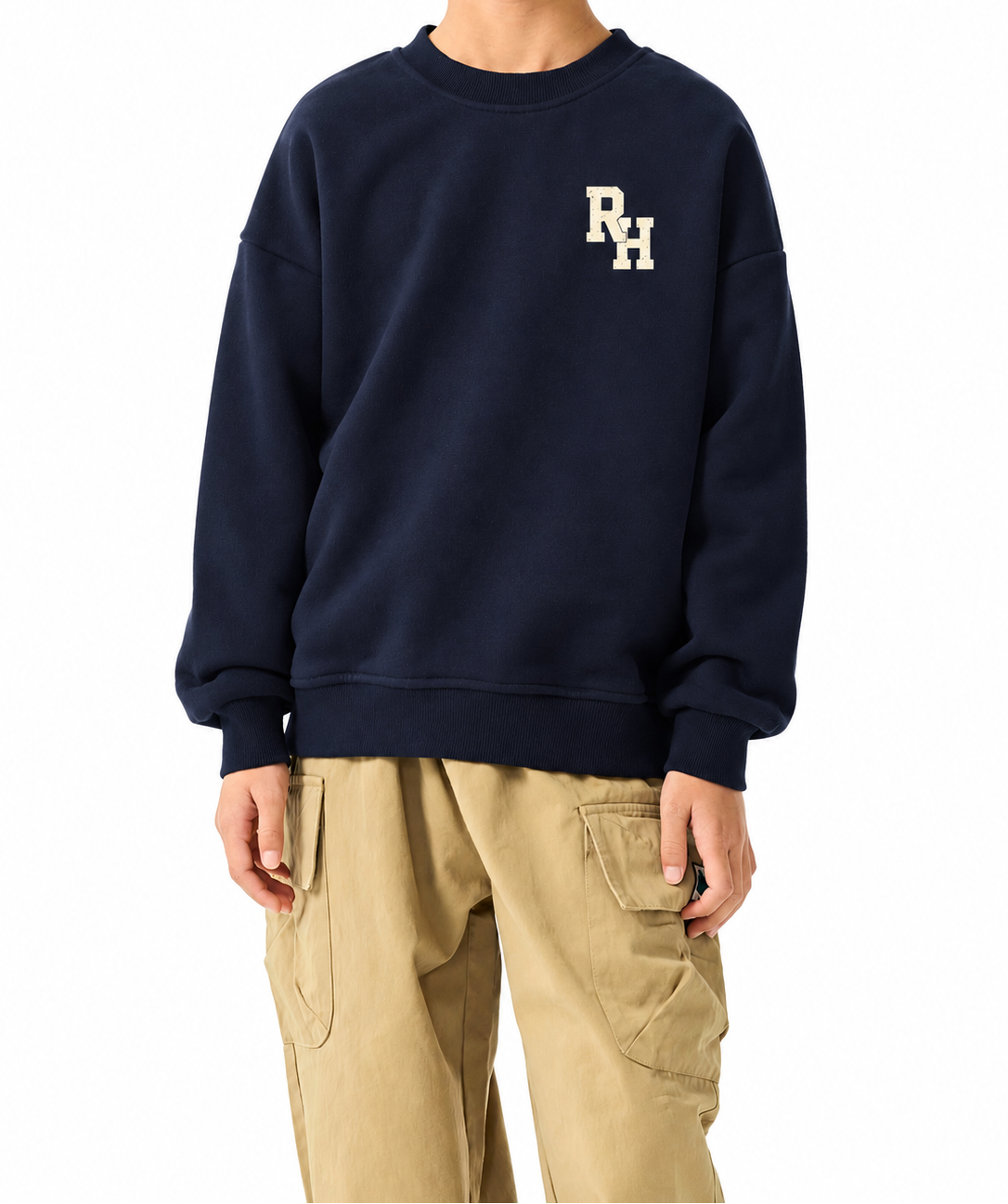 RH Essential Kids' Crewneck Sweatshirt
