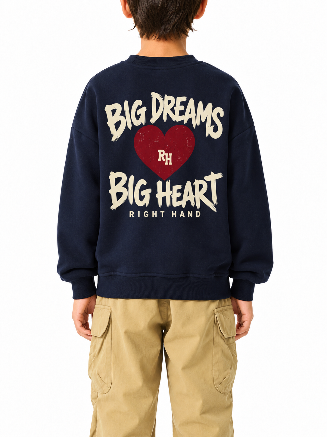 RH Essential Kids' Crewneck Sweatshirt