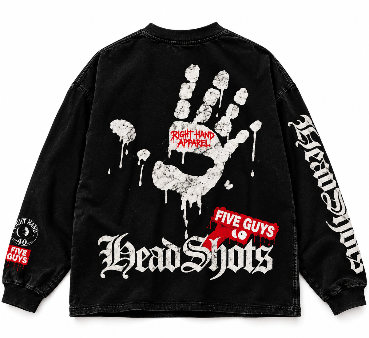 HeadShots Oversized Long Sleeve Tee