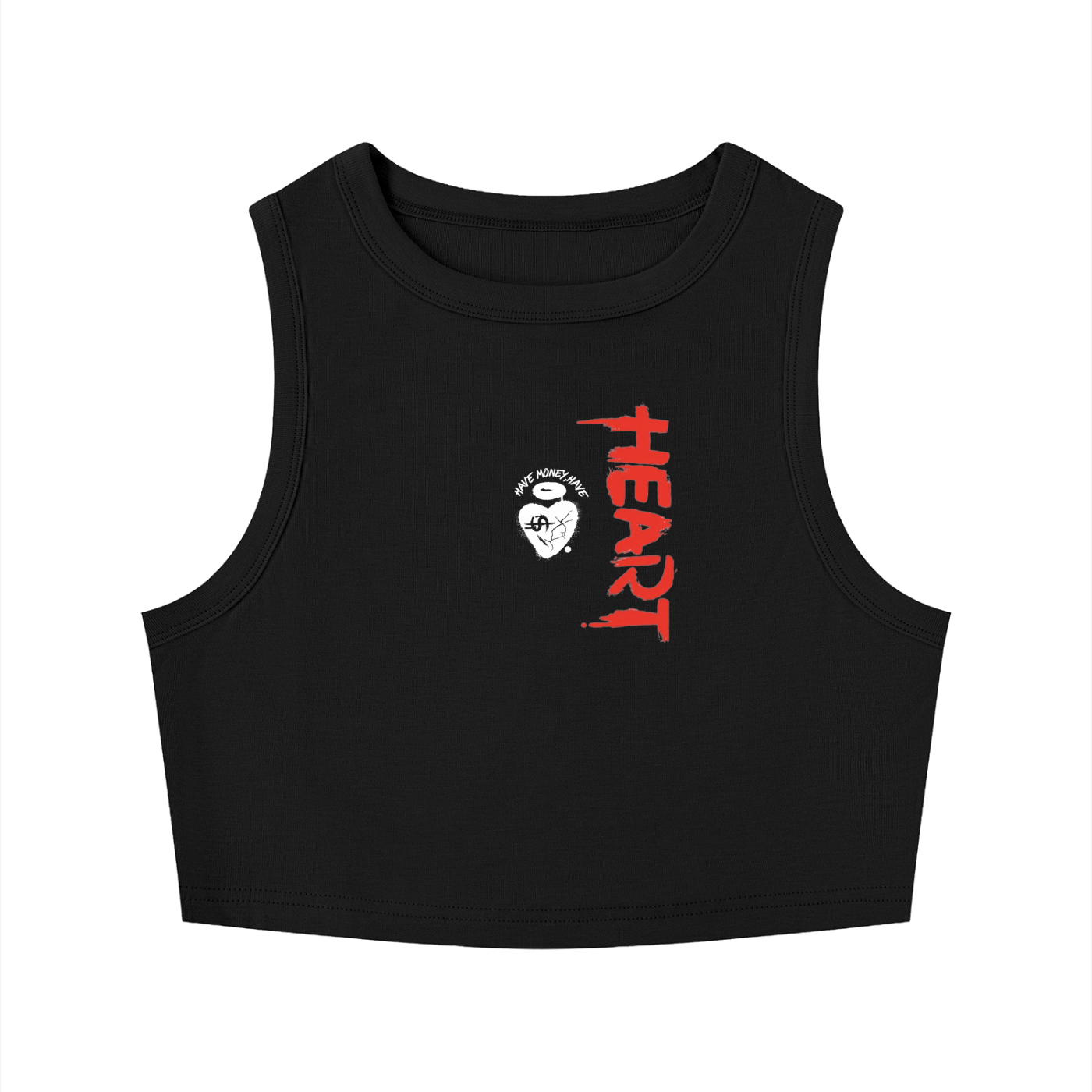Women's Tight Crewneck Crop Tank Top