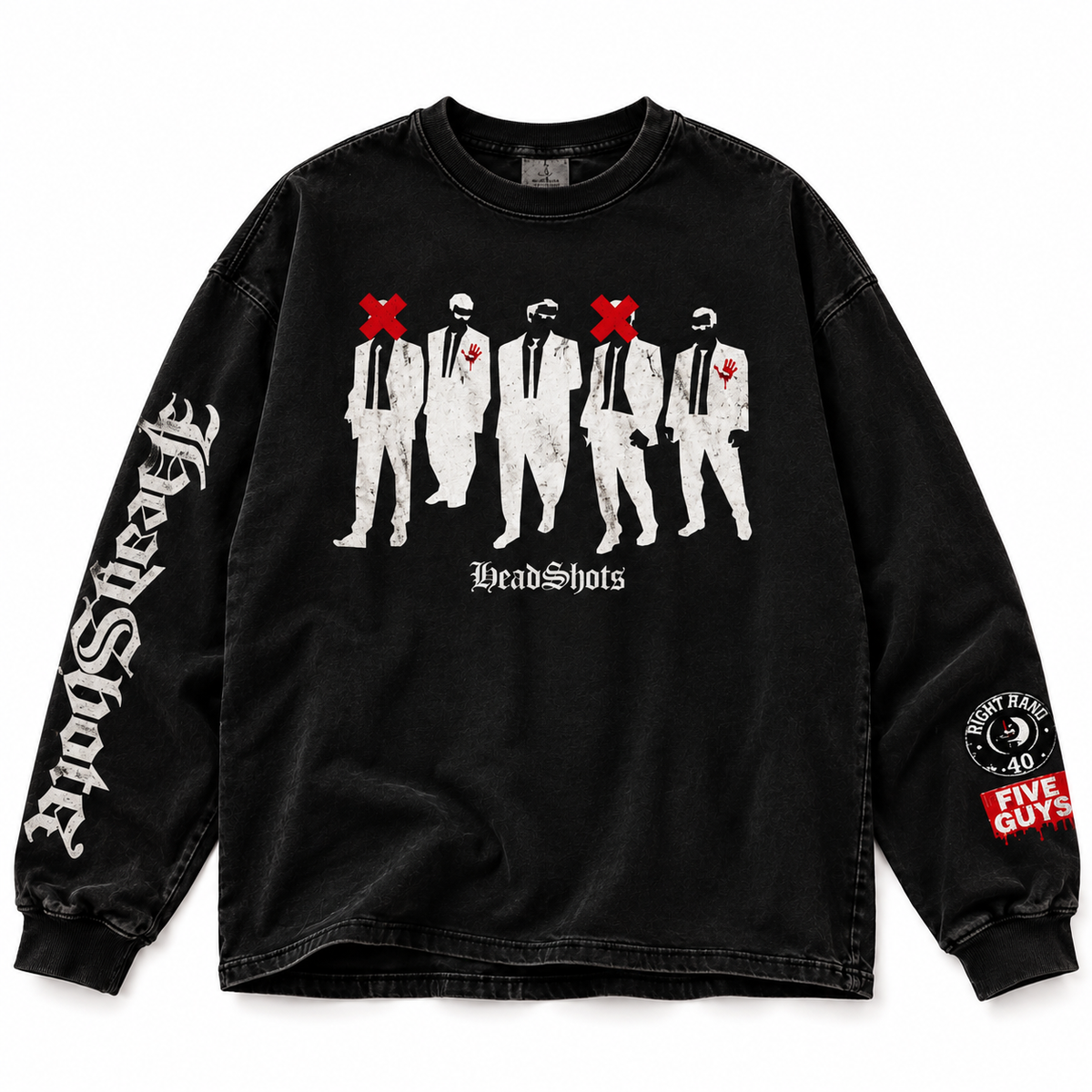 HeadShots Oversized Long Sleeve Tee