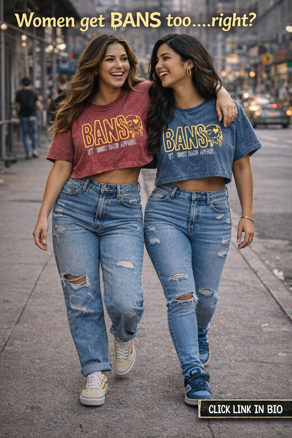 Women's Vintage Crop Tee