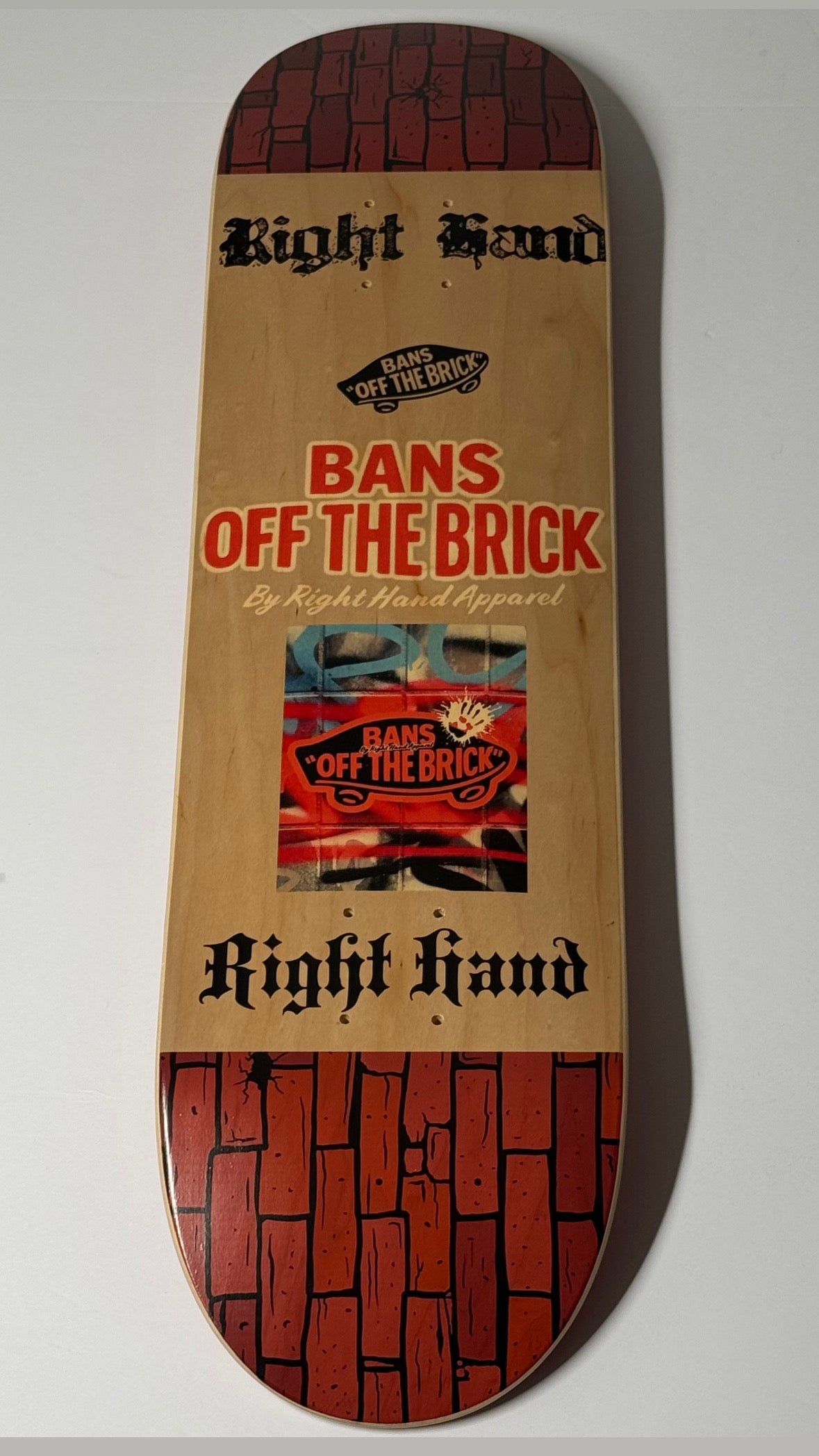 Bans Off The Brick Skateboard