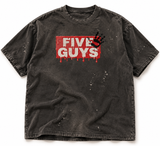 Five Guys Paint Splatter Tee