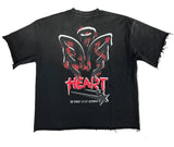 Have $ Have Heart Sun Fade Raw Edged T-Shirt