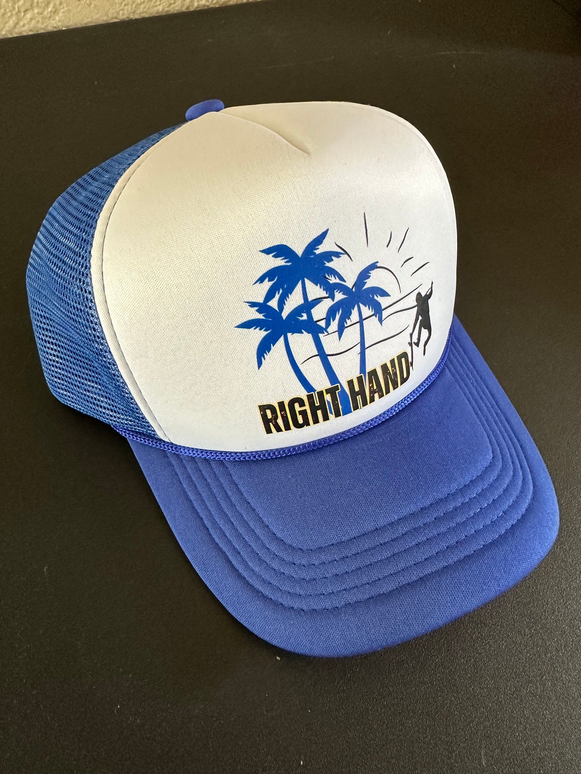 Blue Trucker Hat – Right Hand Apparel