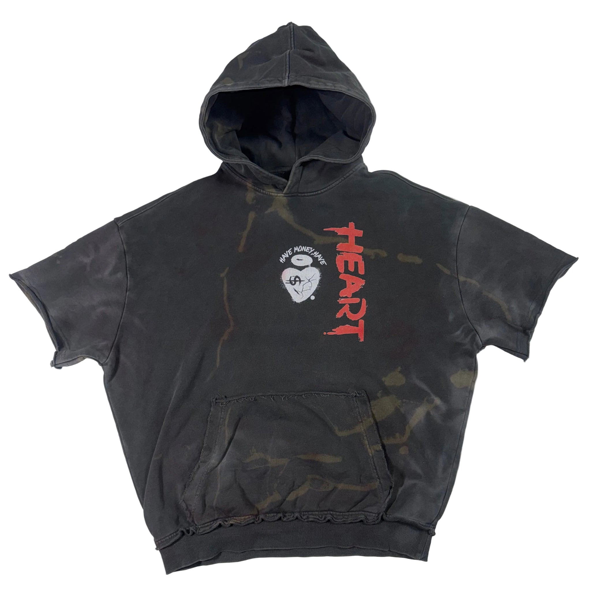 Have $ Have Heart Short Sleeve Hoodie