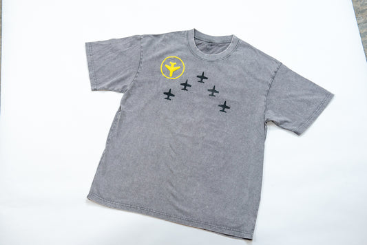 Fly By Night T-Shirt Puff Print-Last 1