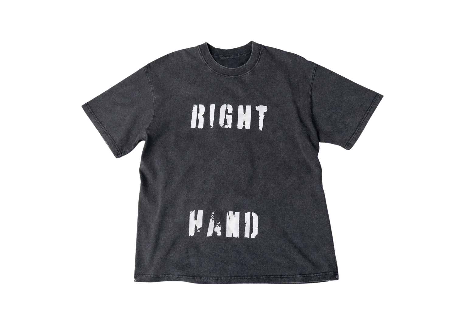 One Of One Right Hand Acid Wash Tee