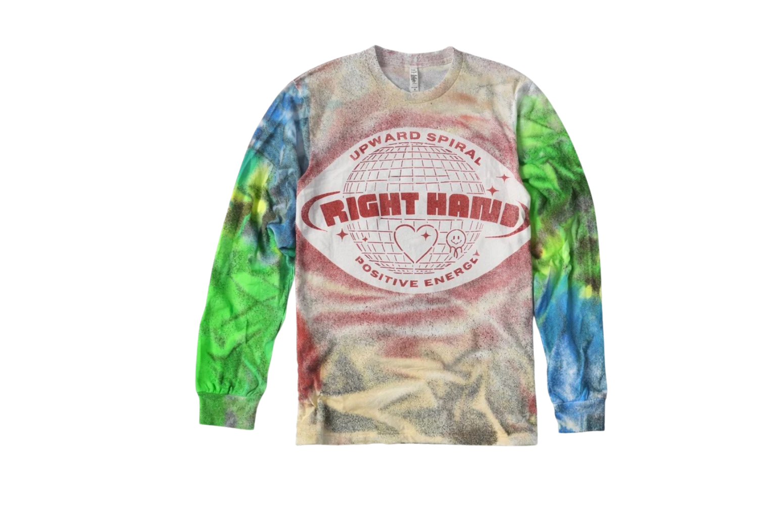 One Of One Multicolor Upward Spiral Long Sleeve