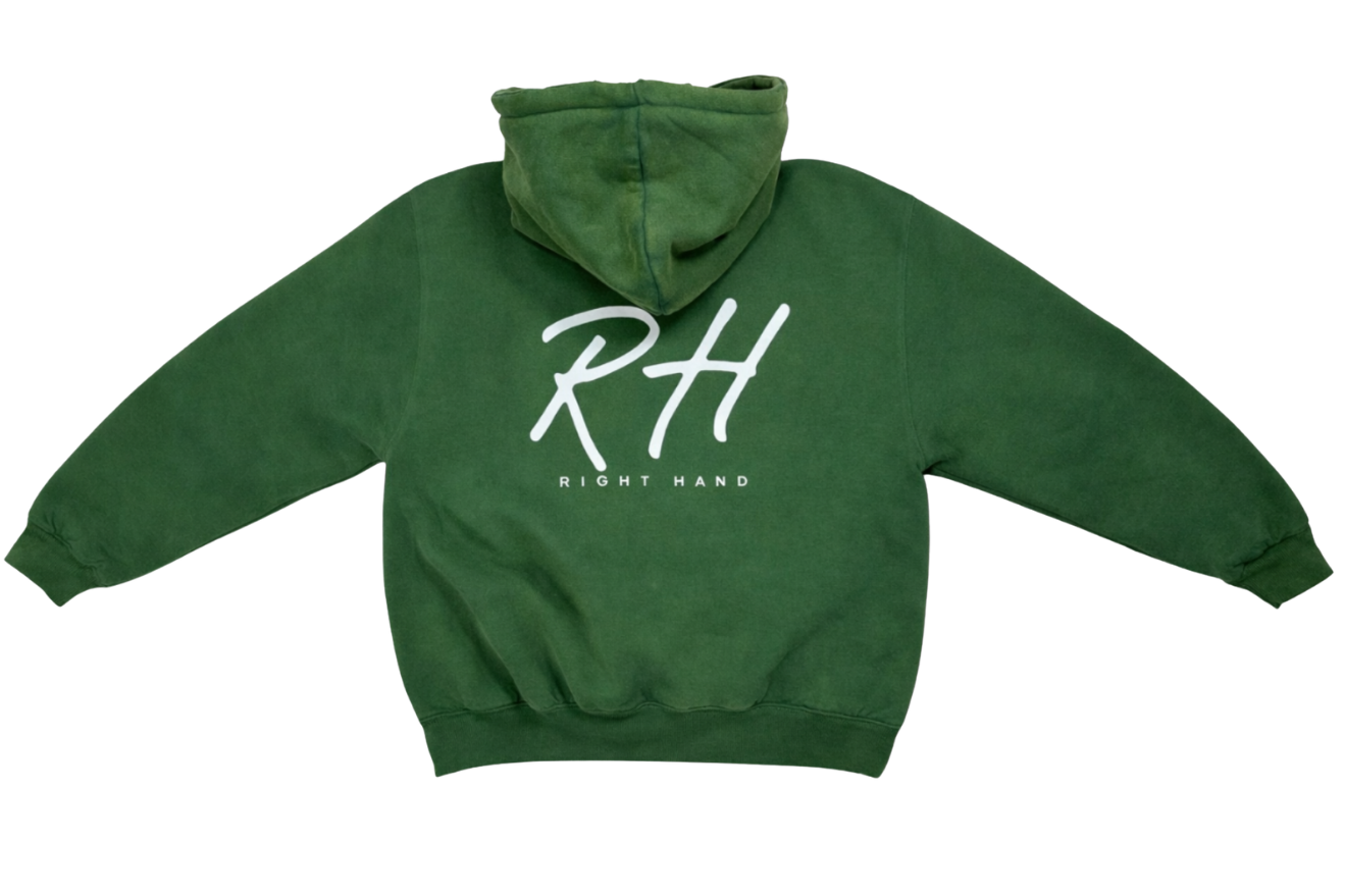 Green Distressed RH Hoodie