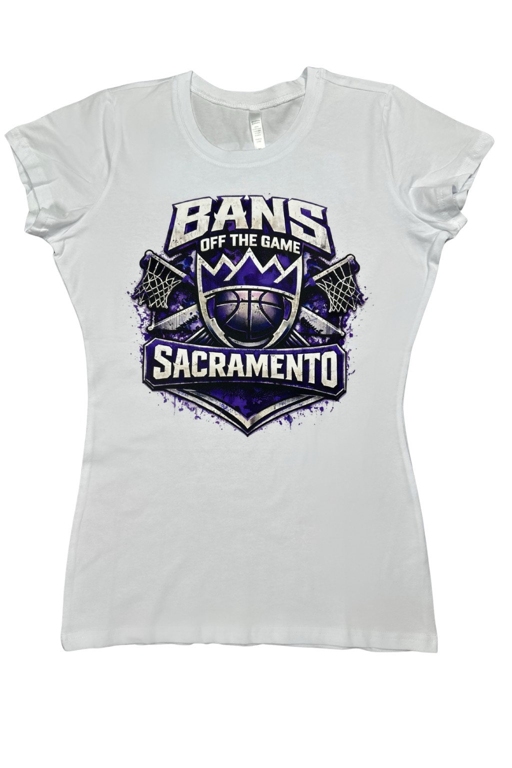 One Of One Women's Bans Off The Game Sac Edition Tee